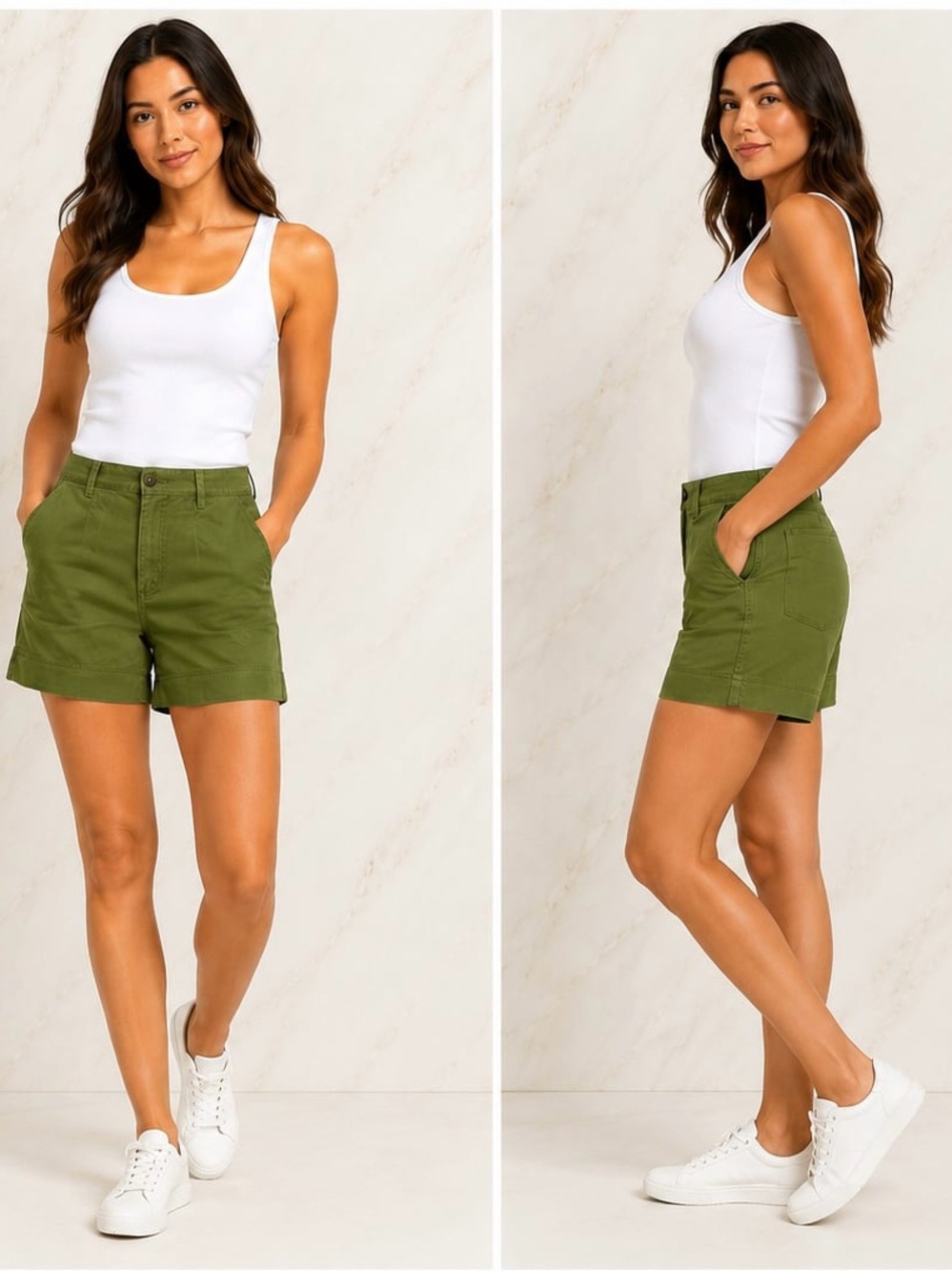 Liz Claiborne Lizwear Olive Green Short – Size 10